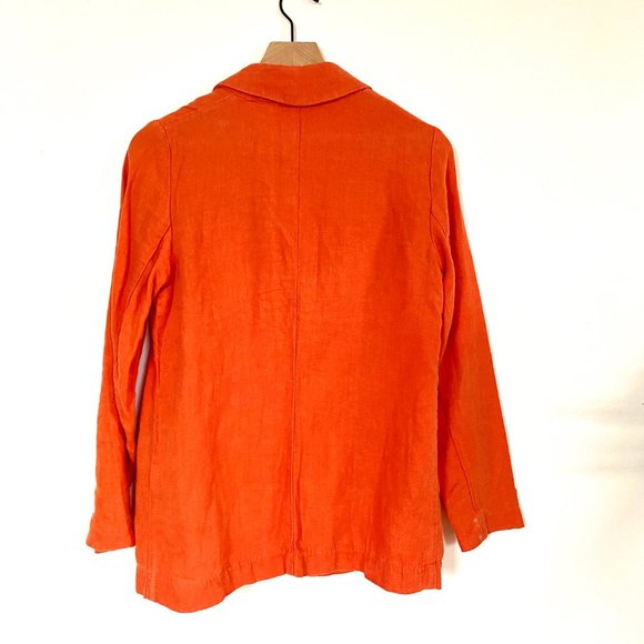 PALOMA WOOL Orange Linen Pant Suit Set - Picture 2 of 8